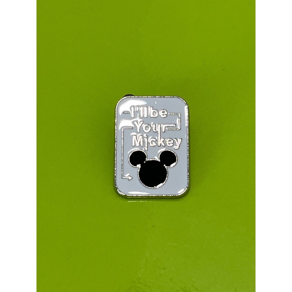 Disney Pin Trading I'll Be Your Mickey Mouse Enamel Pin Light Blue